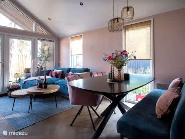 Royal Resort Cosy Cabin Deluxe huren in Nederland, Overijssel, Haarle - chalet Woonkamer