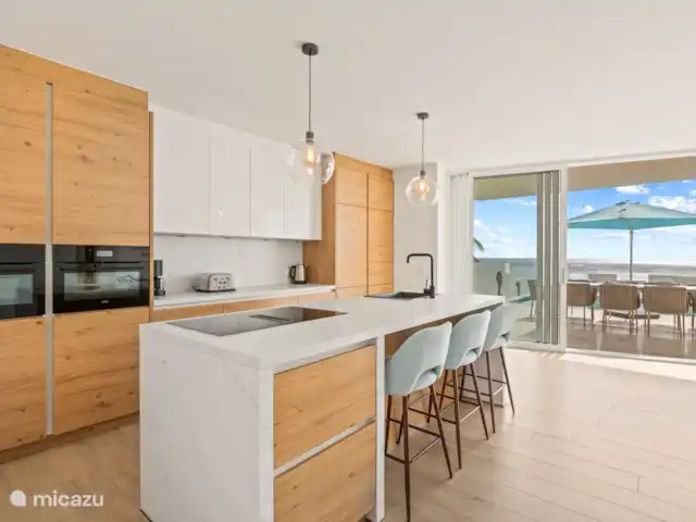 Villa en bord de mer, Lagun, Curaçao | Curaçao, Banda Abou (ouest), Lagun - villa Cuisine ouverte moderne entièrement équipée.