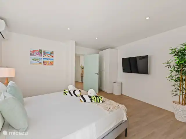 Villa en bord de mer, Lagun, Curaçao | Curaçao, Banda Abou (ouest), Lagun - villa Chambre 2 avec climatisation, rez-de-chaussée