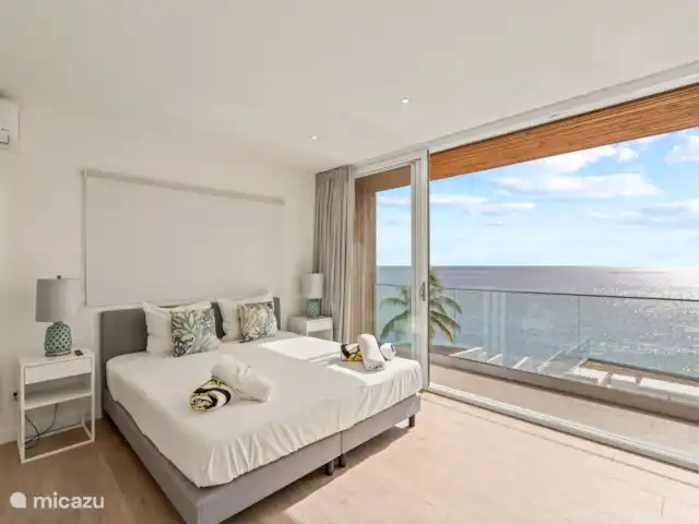 Villa en bord de mer, Lagun, Curaçao | Curaçao, Banda Abou (ouest), Lagun - villa Chambre 4, premier étage avec balcon