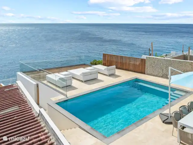 Villa en bord de mer, Lagun, Curaçao | Curaçao, Banda Abou (ouest), Lagun - villa Piscine avec terrasse ensoleillée