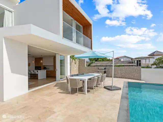 Villa en bord de mer, Lagun, Curaçao | Curaçao, Banda Abou (ouest), Lagun - villa Salon et terrasse