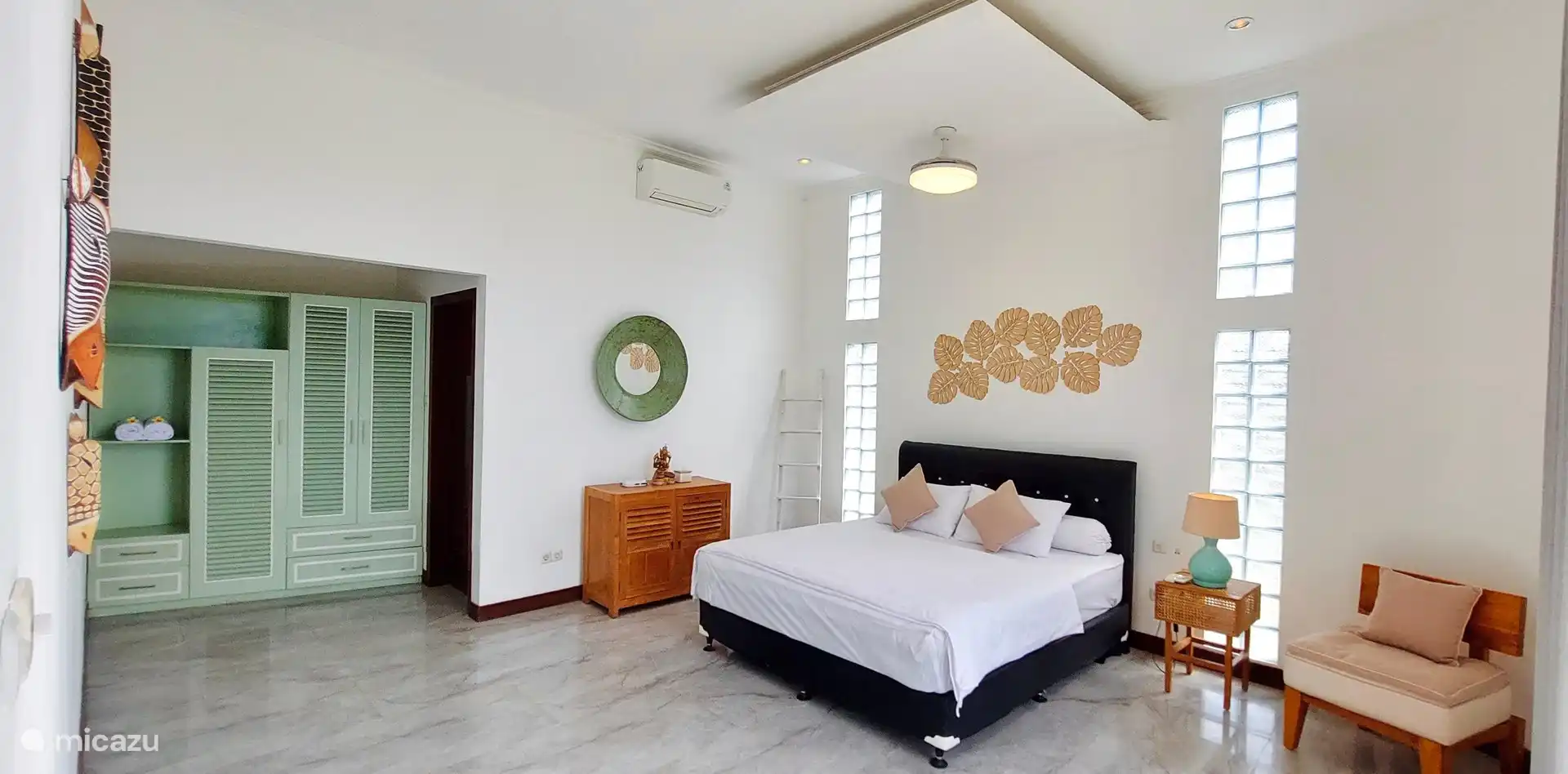 Bedroom 3, King Size Bed, Air Conditioning, Ceiling Fan, Spacious Wardrobe