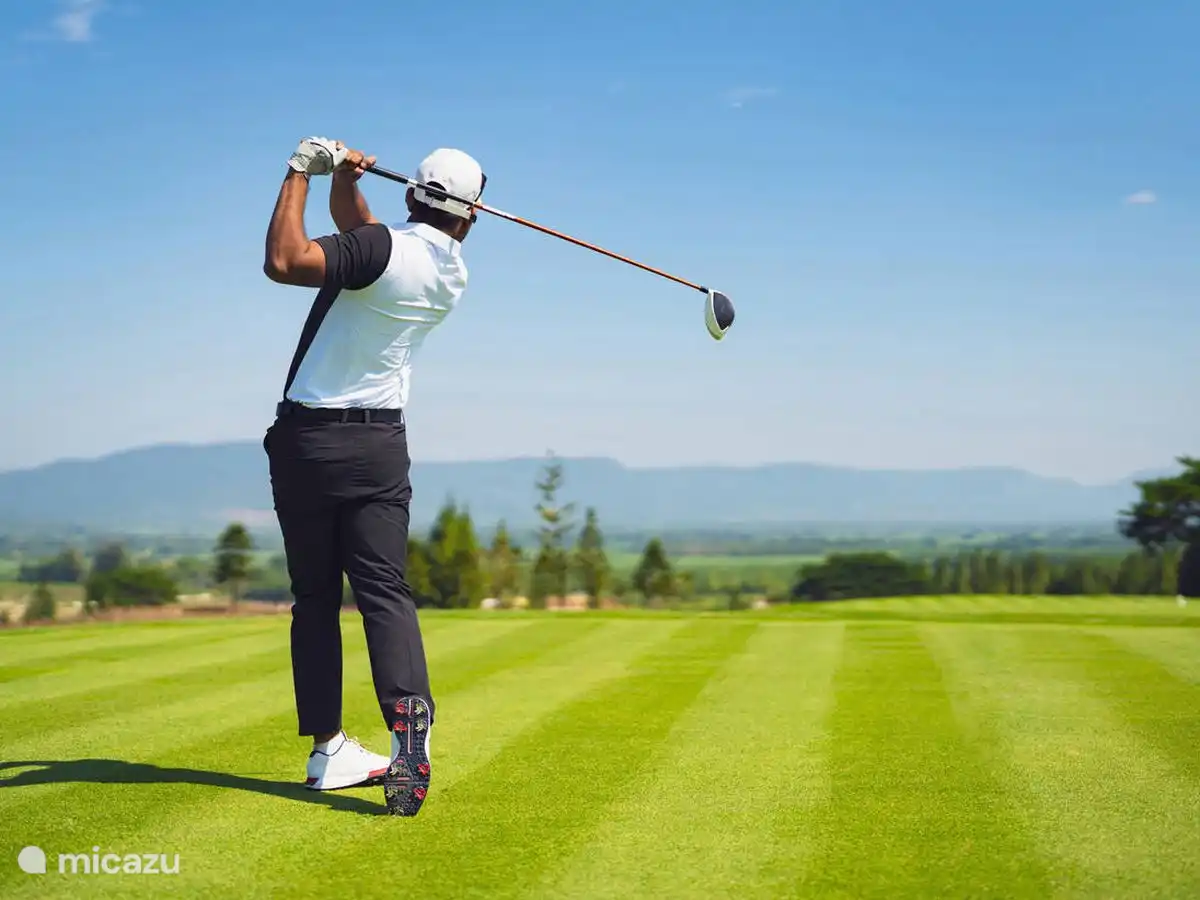 Diverse golfbanen dichtbij