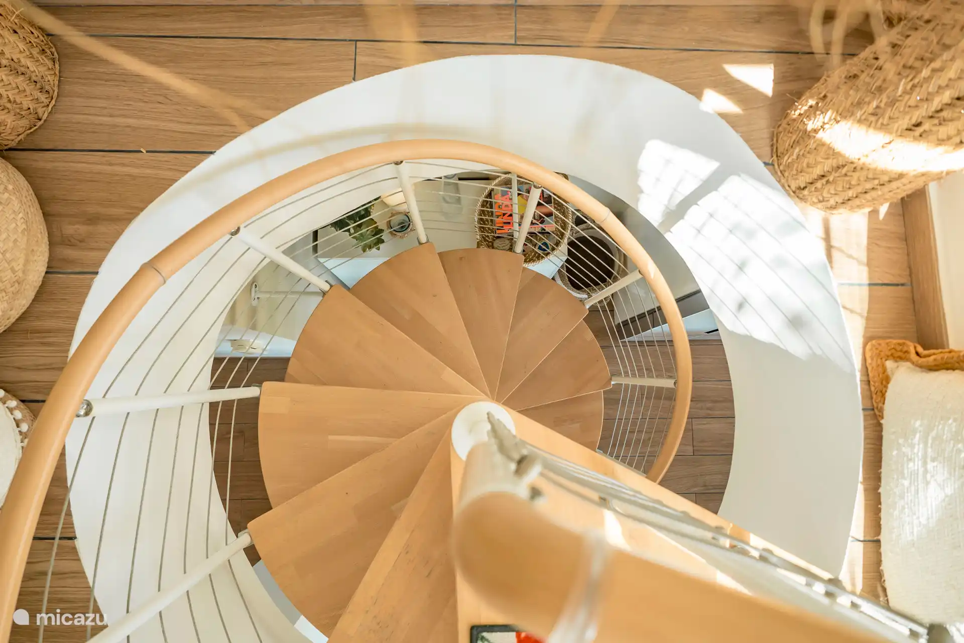 Treppe zur Dachterrasse