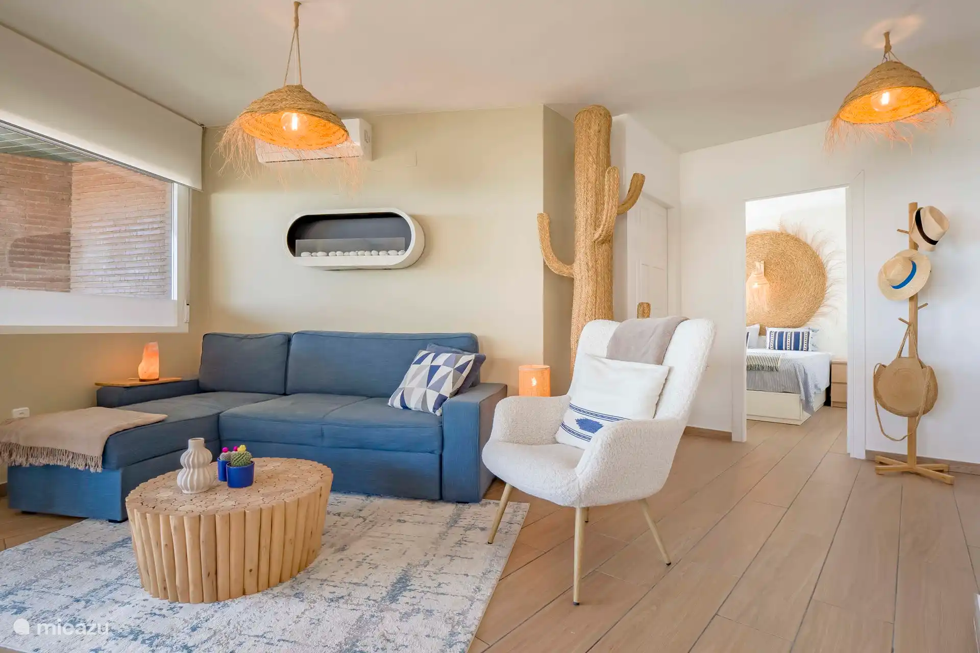 Sofa, Sofa und zwei Schlafzimmer: Casa San Rafael Javea