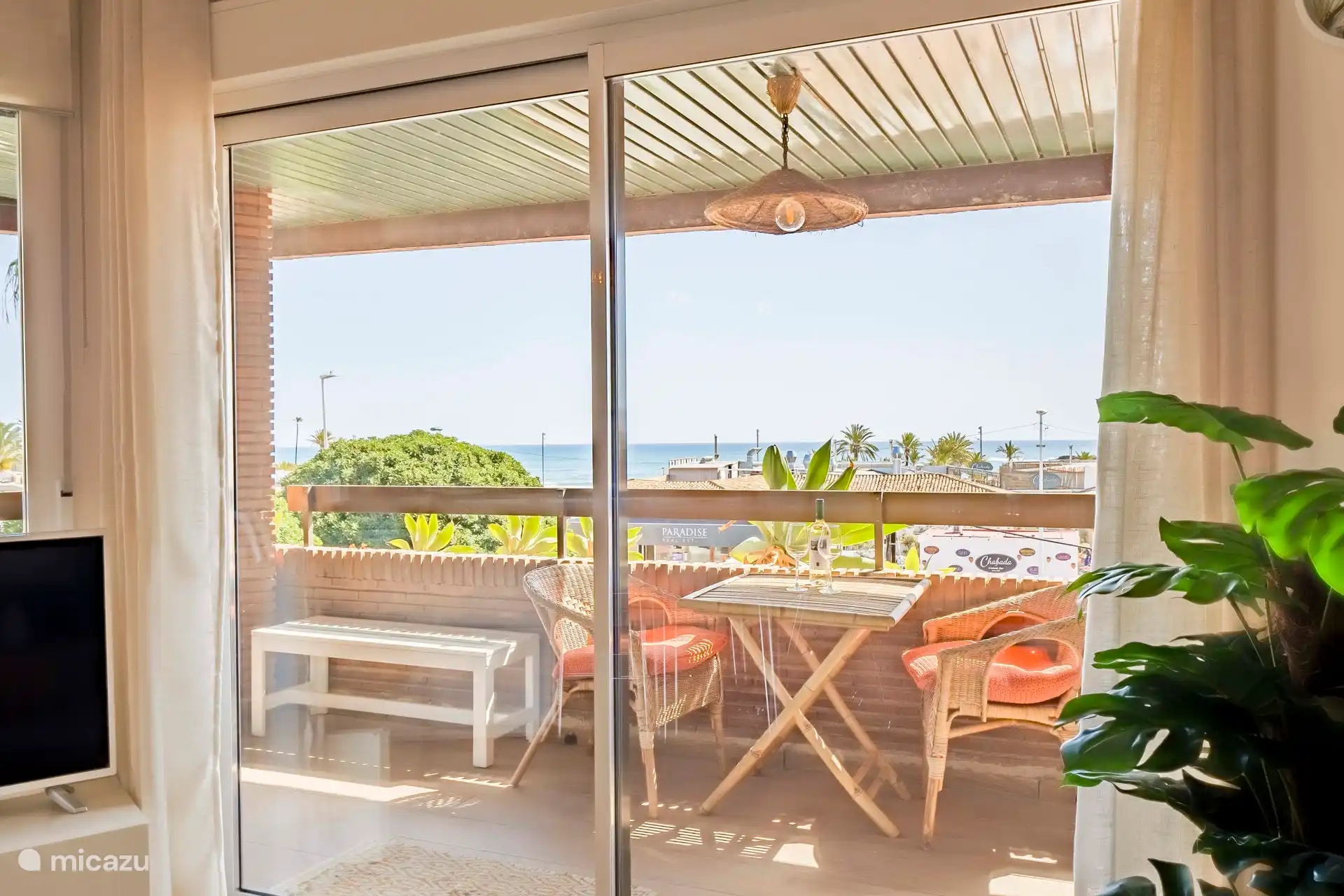Frontaler Meerblick von der Terrasse Casa San Rafael Costa Blanca
