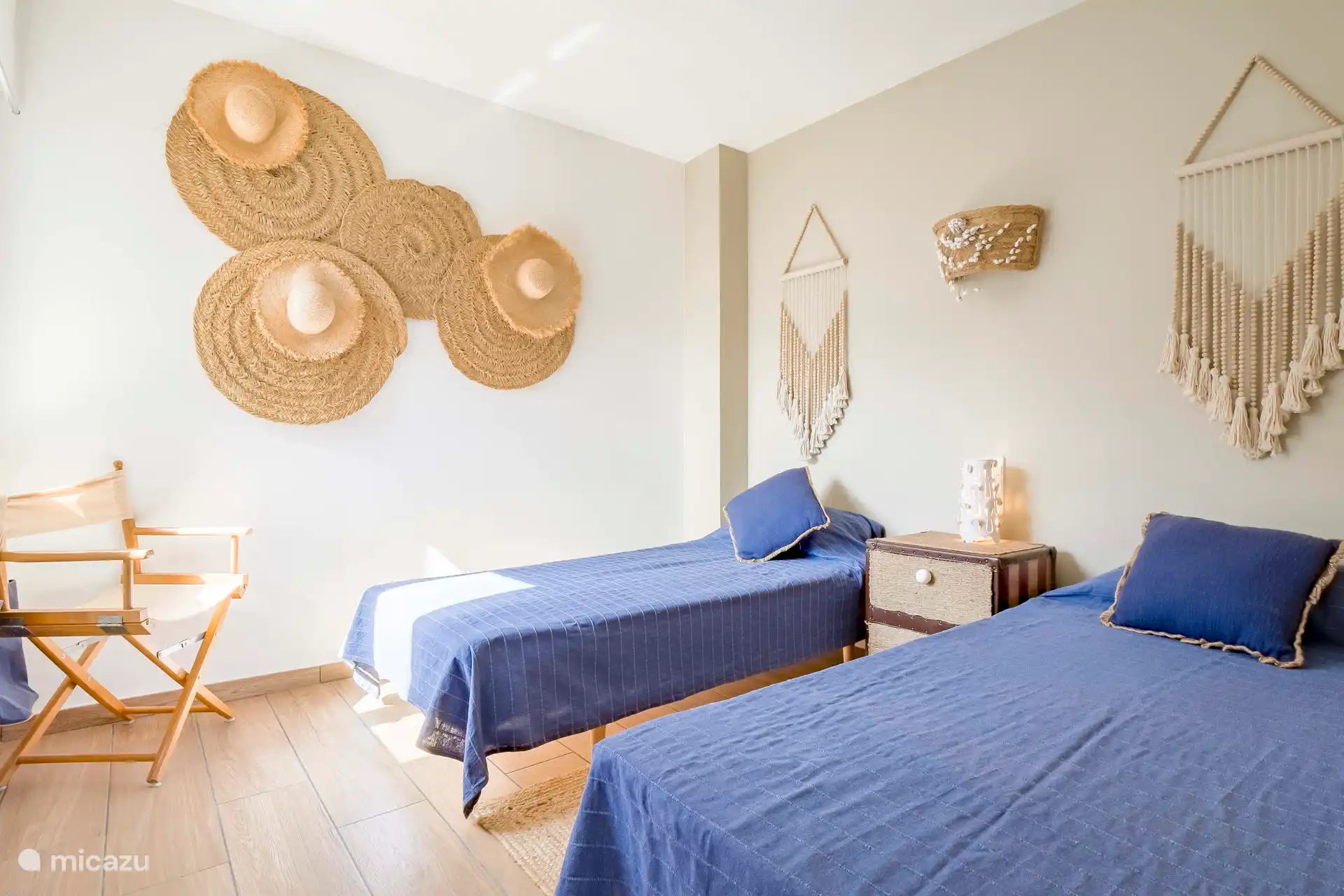 Schlafzimmer Casa San Rafael am Meer und an der Promenade von Javeà