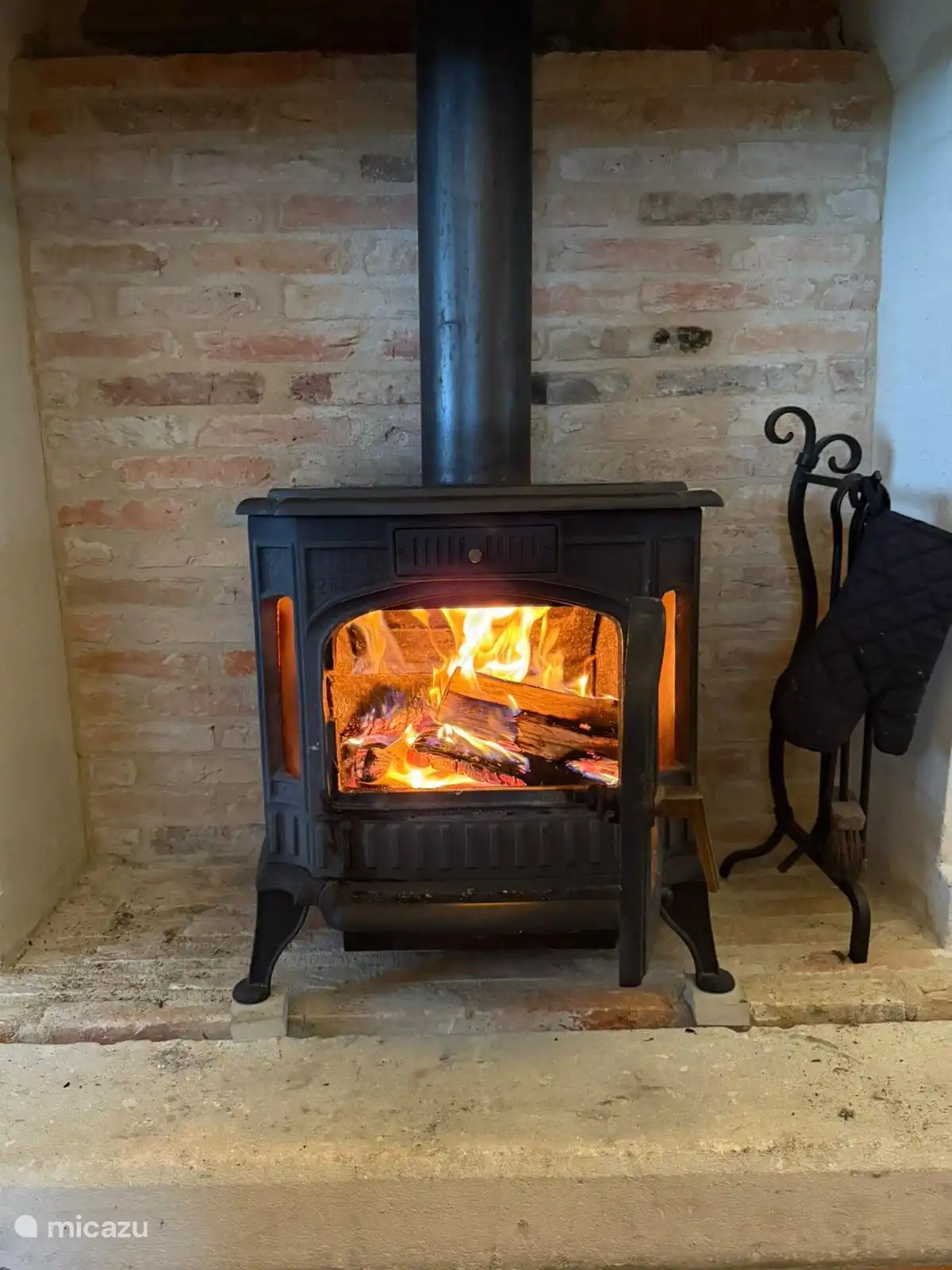 La chaleur d’un poêle à bois (hiver seulement)