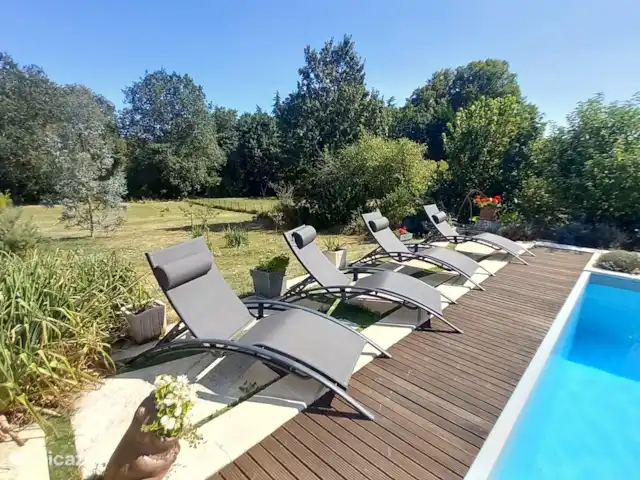 Location de Vacances France, Dordogne, Rudeau-Ladosse, gîte / cottage - La Pipistrelle piscine