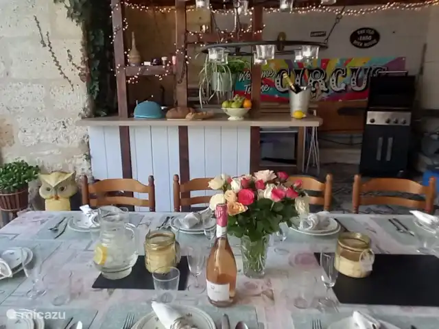 Location de Vacances France, Dordogne, Rudeau-Ladosse, gîte / cottage - La Pipistrelle Salle à manger