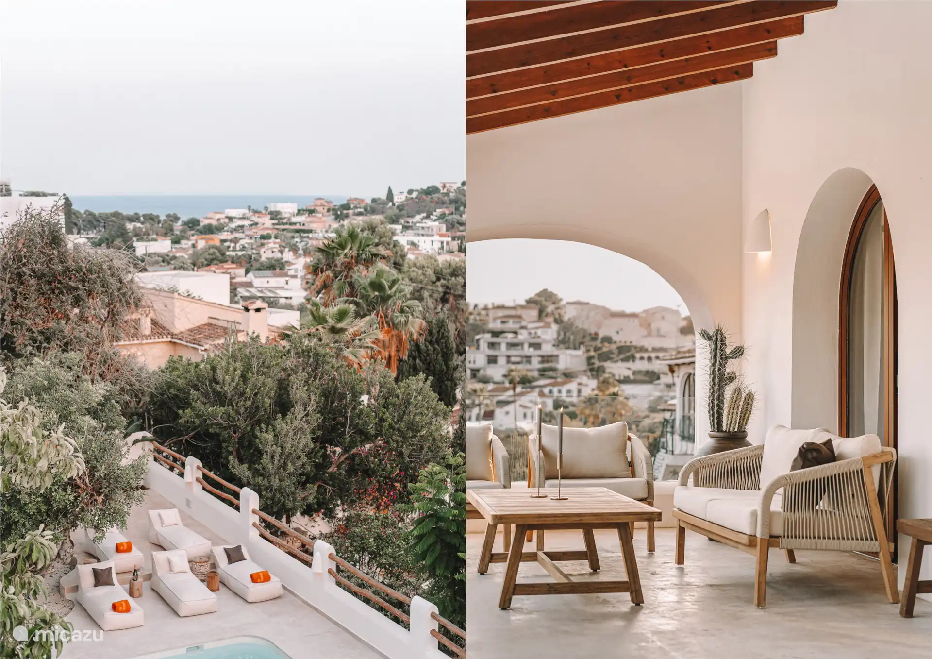 Aussicht von der Naya und der Terrasse