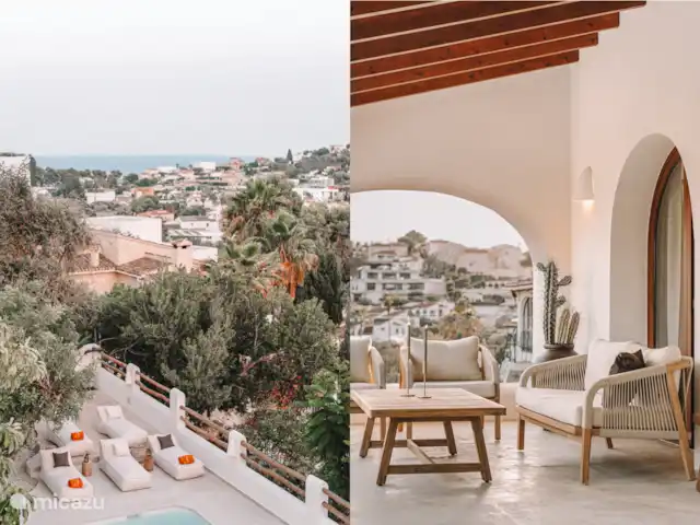 The Joya Boutique Villa - Benissa | Espagne, Costa Blanca, Benissa - villa Vues depuis la naya et la terrasse