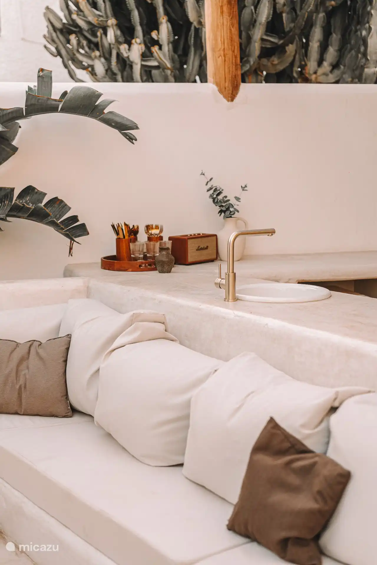 Grill und Lounge im Freien