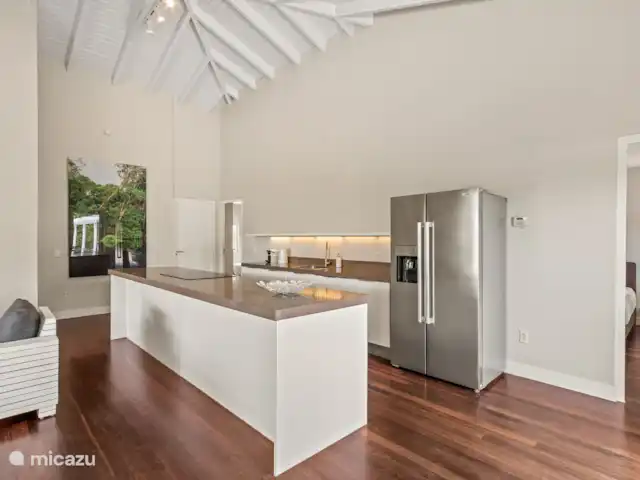 Lotus blanc | Curaçao, Banda Ariba (est), Vista Royal - villa Cuisine bien équipée avec lave-vaisselle, four et réfrigérateur américain