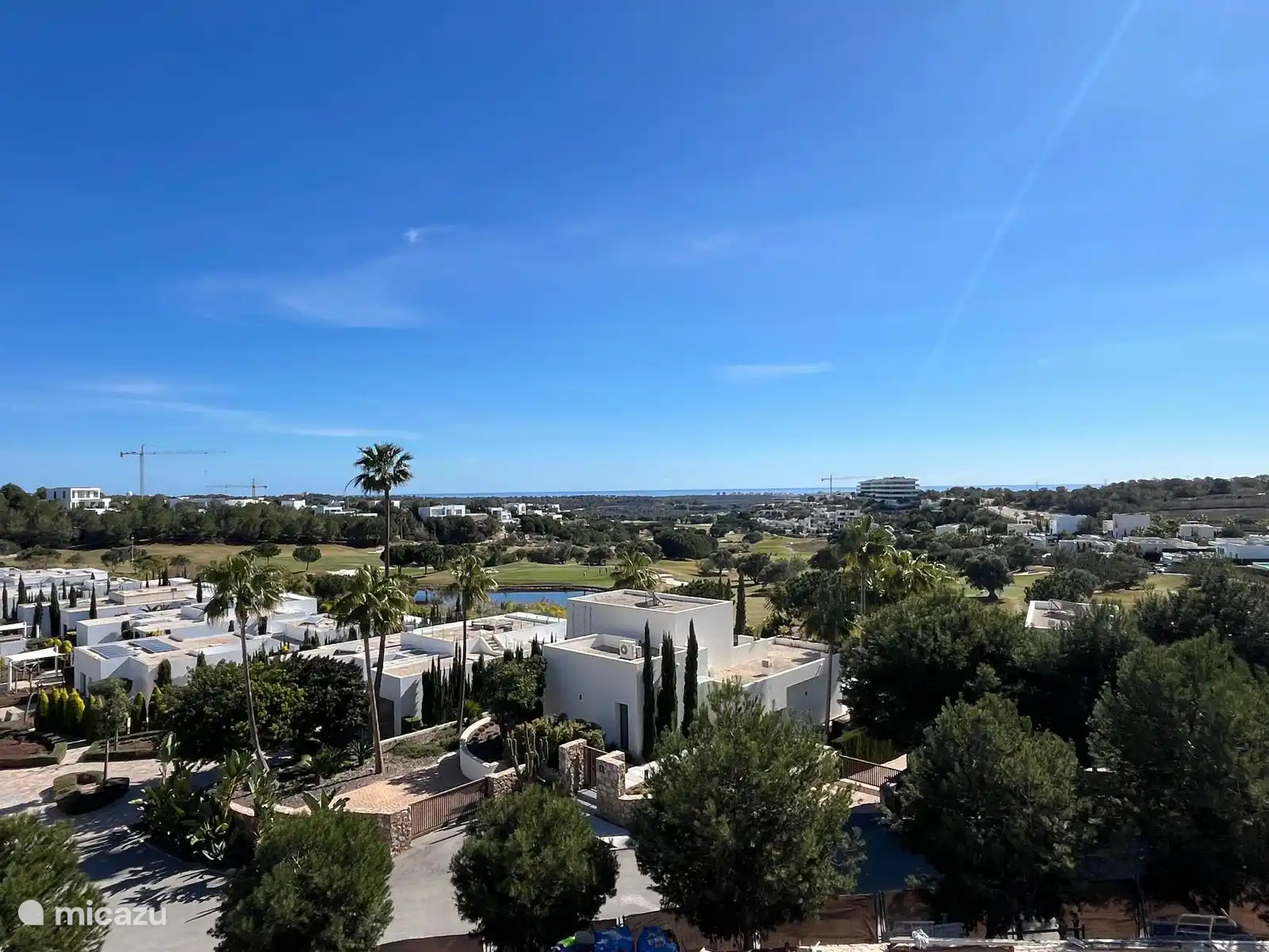 Blick aus der Wohnung 