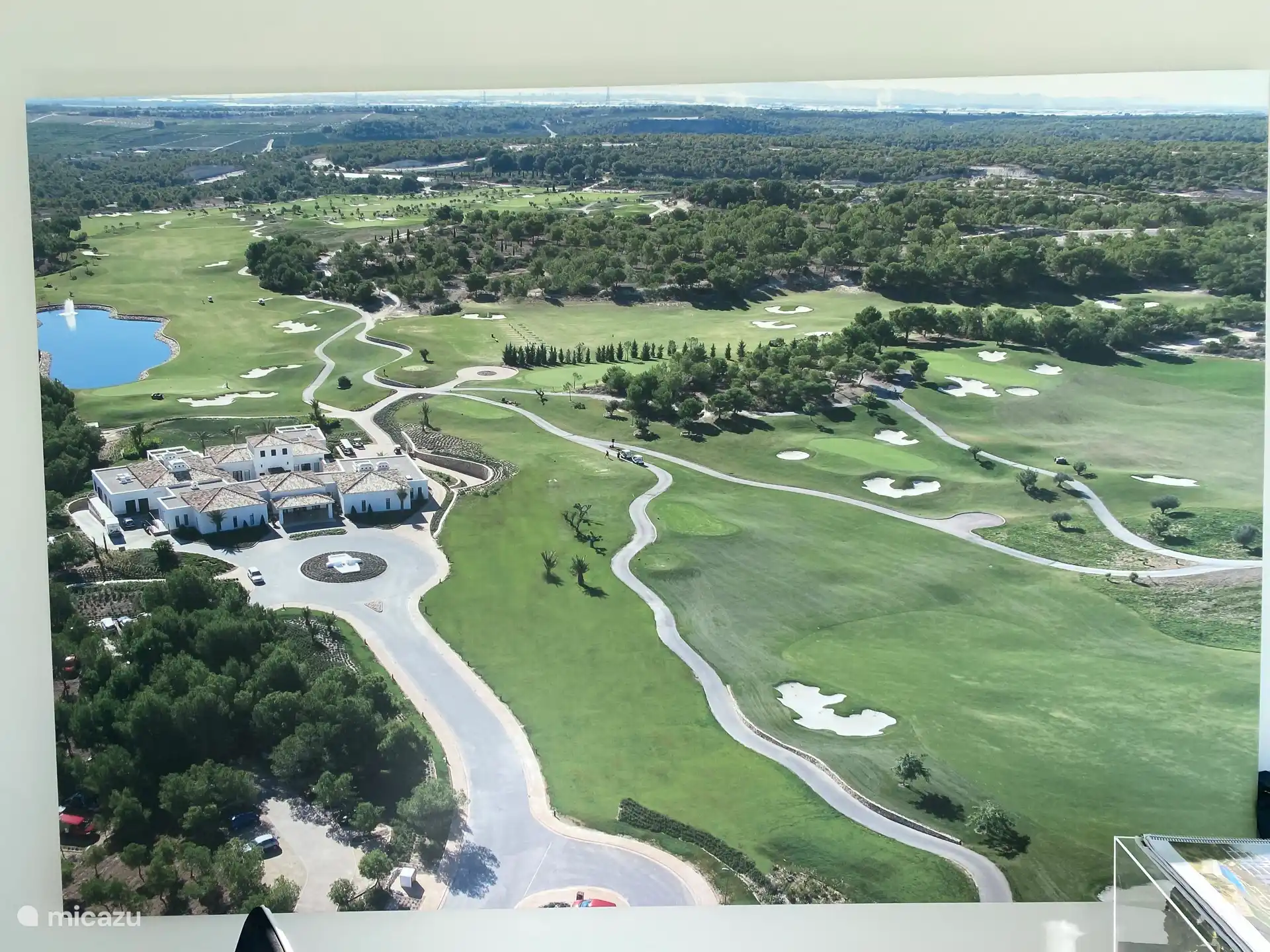 Teil der Golfplätze 