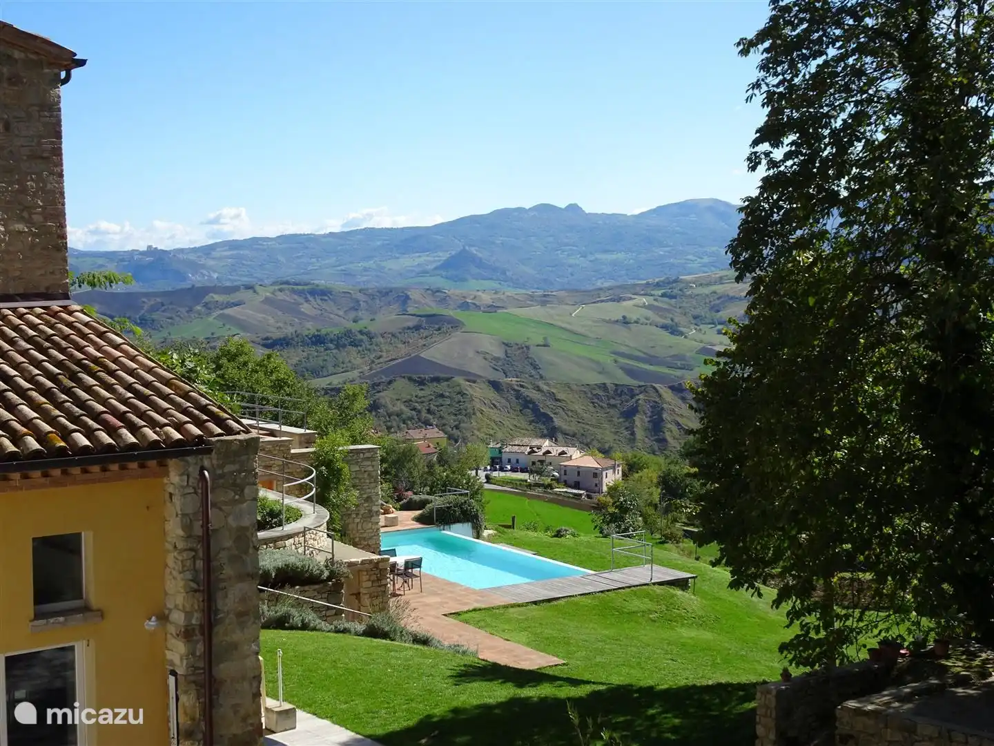 Vue de notre stationnement