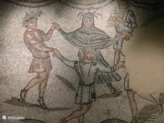 Location de Vacances Italie, Émilie-Romagne, Sogliano al Rubicone, appartement - Casa Calénc Piano terra Mosaïque de la maison du chirurgien à Rimini
