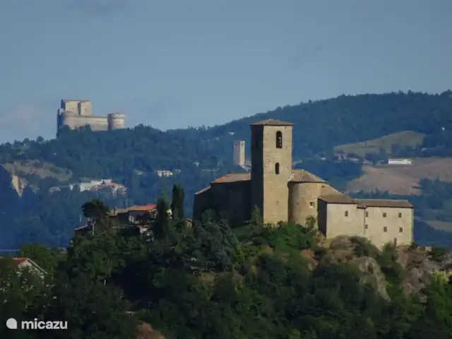 Location de Vacances Italie, Émilie-Romagne, Sogliano al Rubicone, appartement - Casa Calénc Piano terra L’abbaye de Montetiffi se trouve à 7 km.