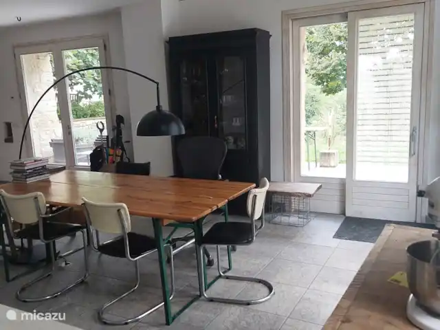 Location de Vacances Italie, Émilie-Romagne, Sogliano al Rubicone, appartement - Casa Calénc Piano terra Salon avec terrasse extérieure