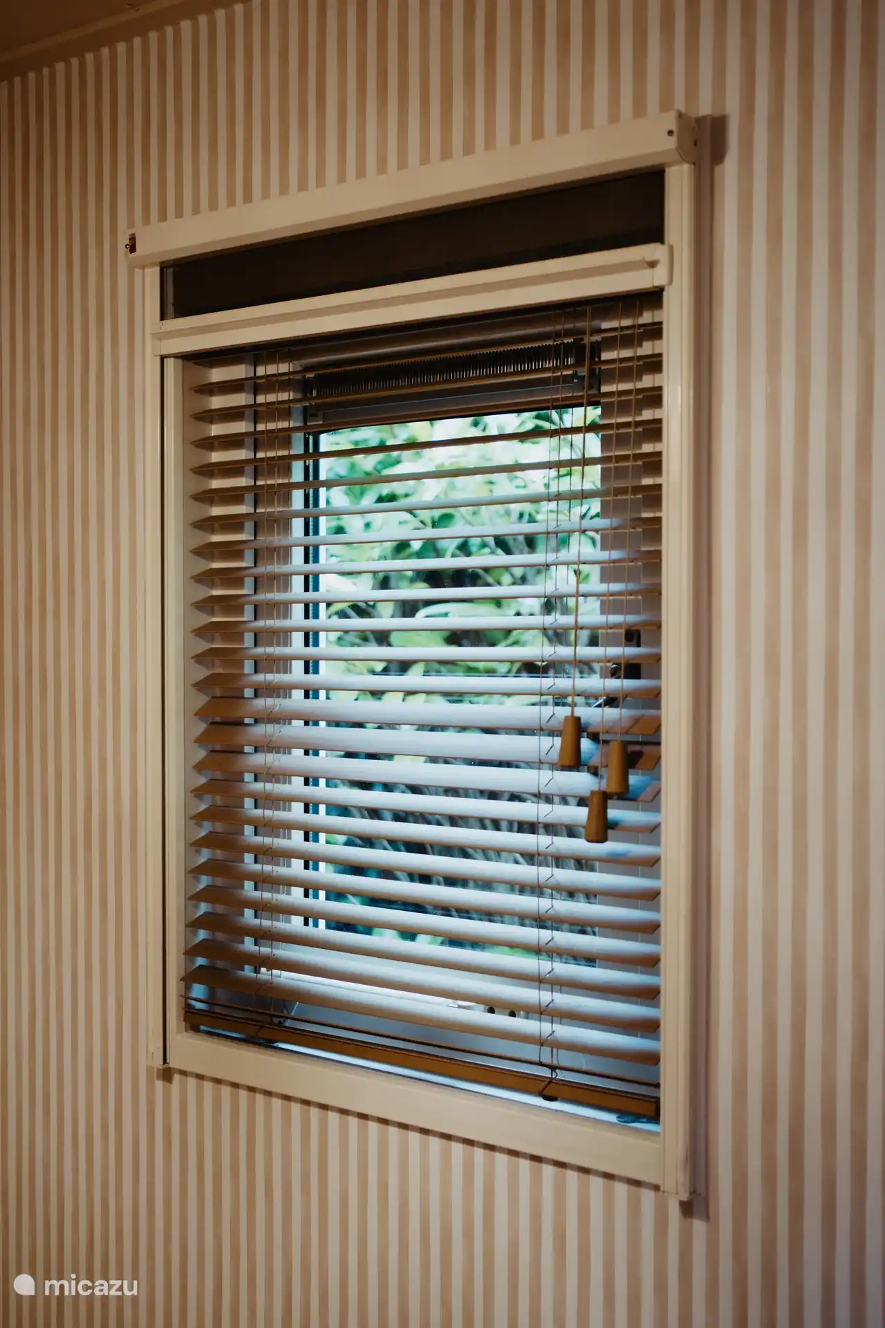 Das Ferienhaus ist rundum mit Moskitonetzen und Jalousien ausgestattet.