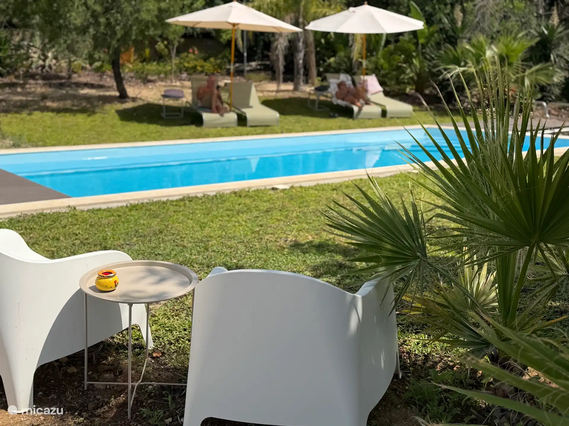 Nager, Portugal, Algarve, Moncarapacho, maison de vacances Maison portugaise douillette avec vue sur la mer
