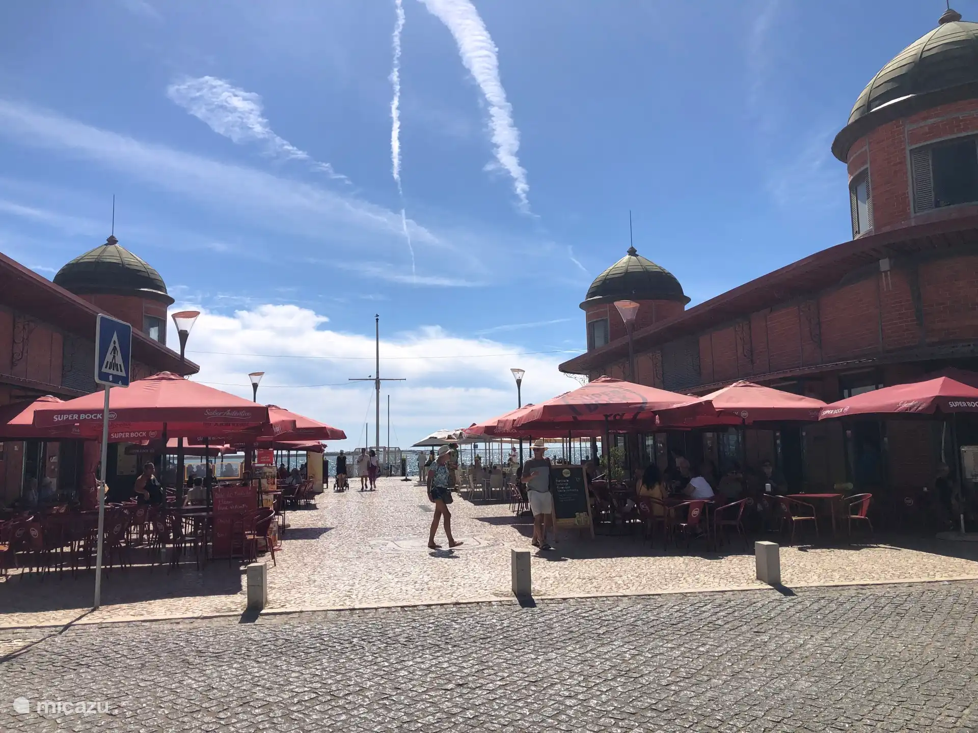 De markthallen in Olhao, ongeveer tien kilometer van ons vandaan.