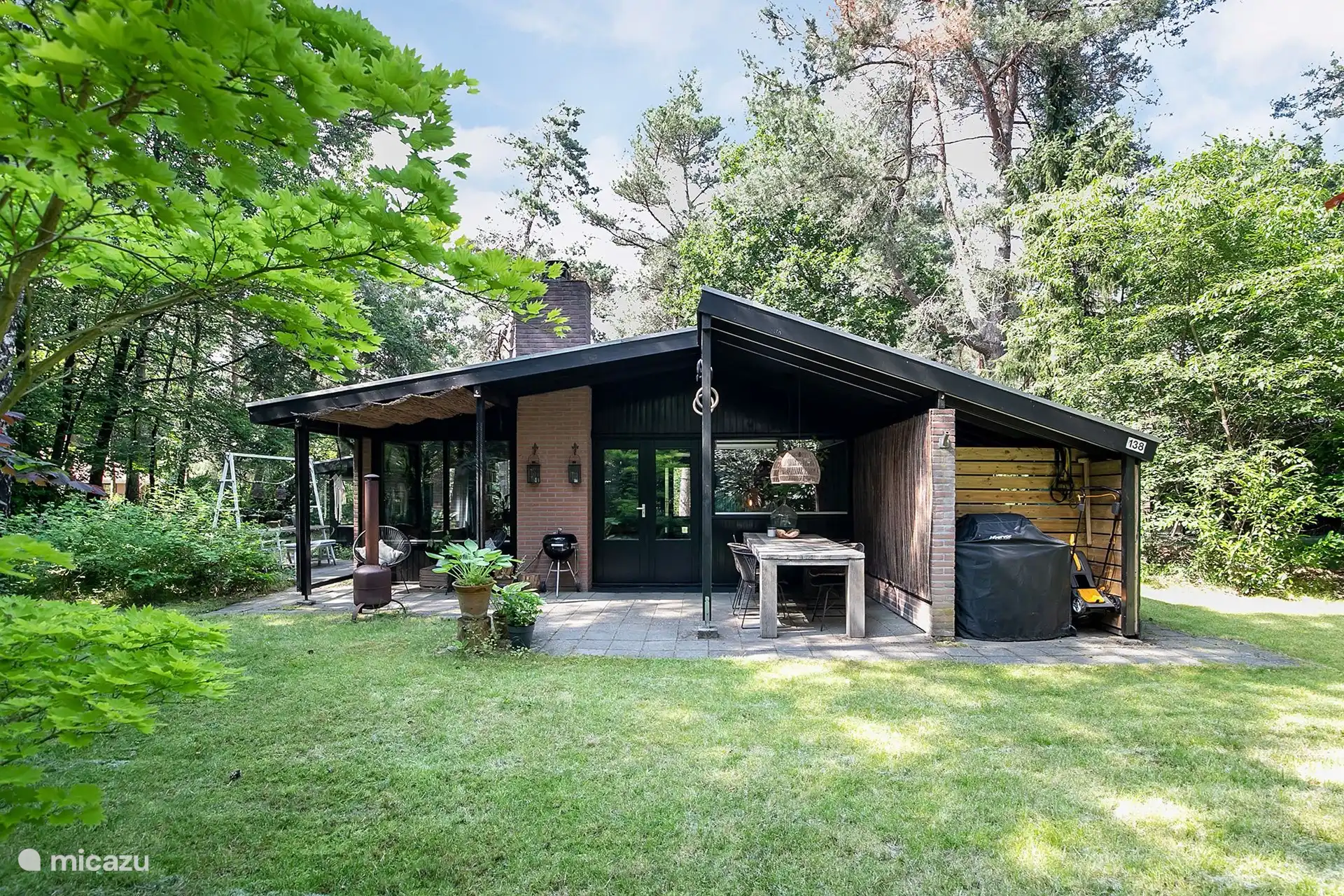 bungalow huren in Meppel, Drenthe, Nederland - Sfeervol boshuisje