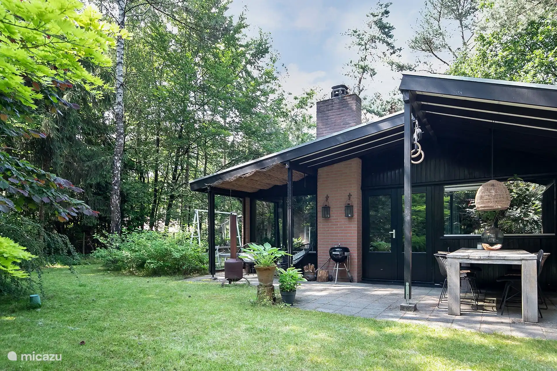 Overdekte veranda voor als het regent