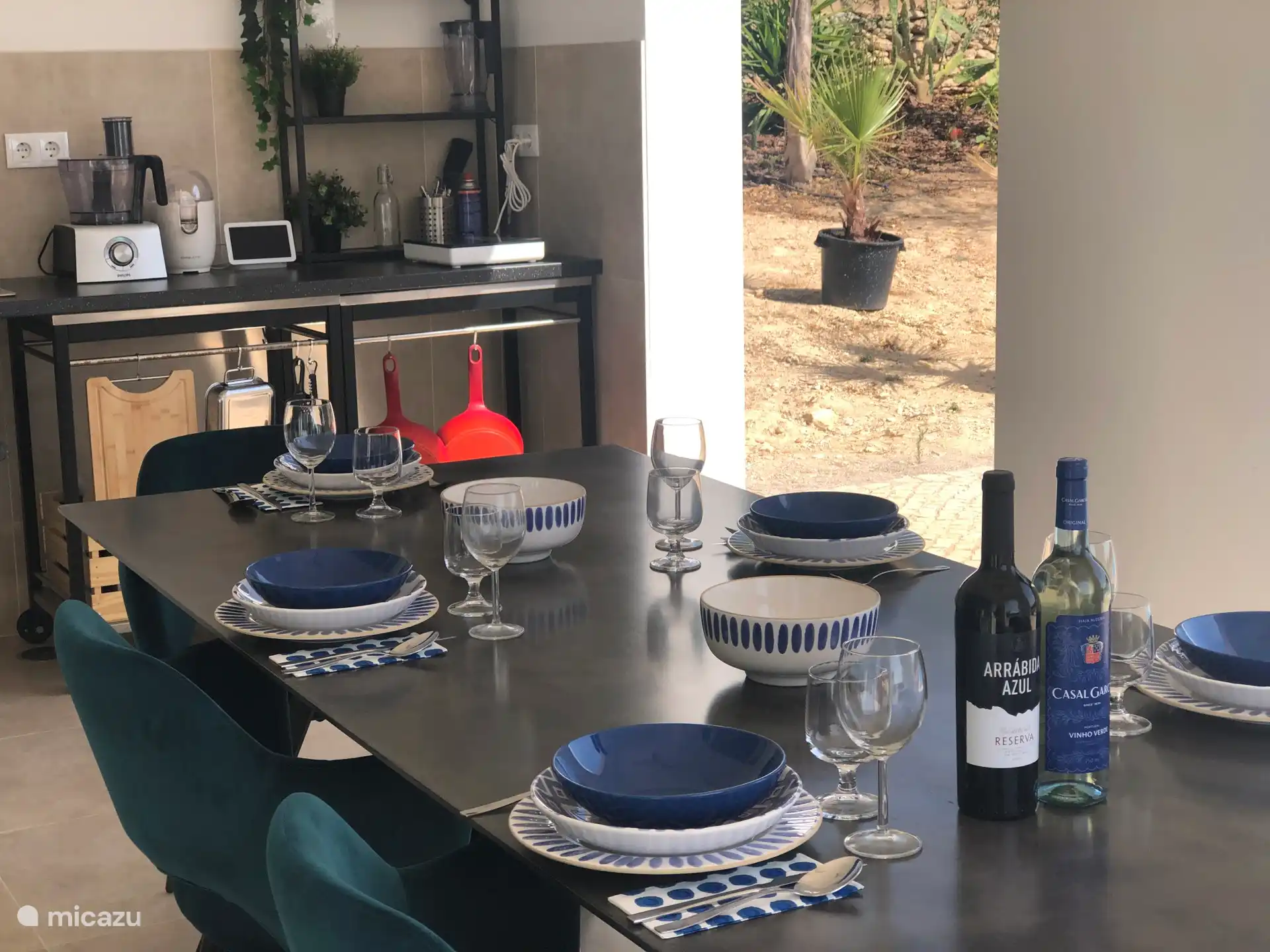 Überdachte Terrasse Casa Celine