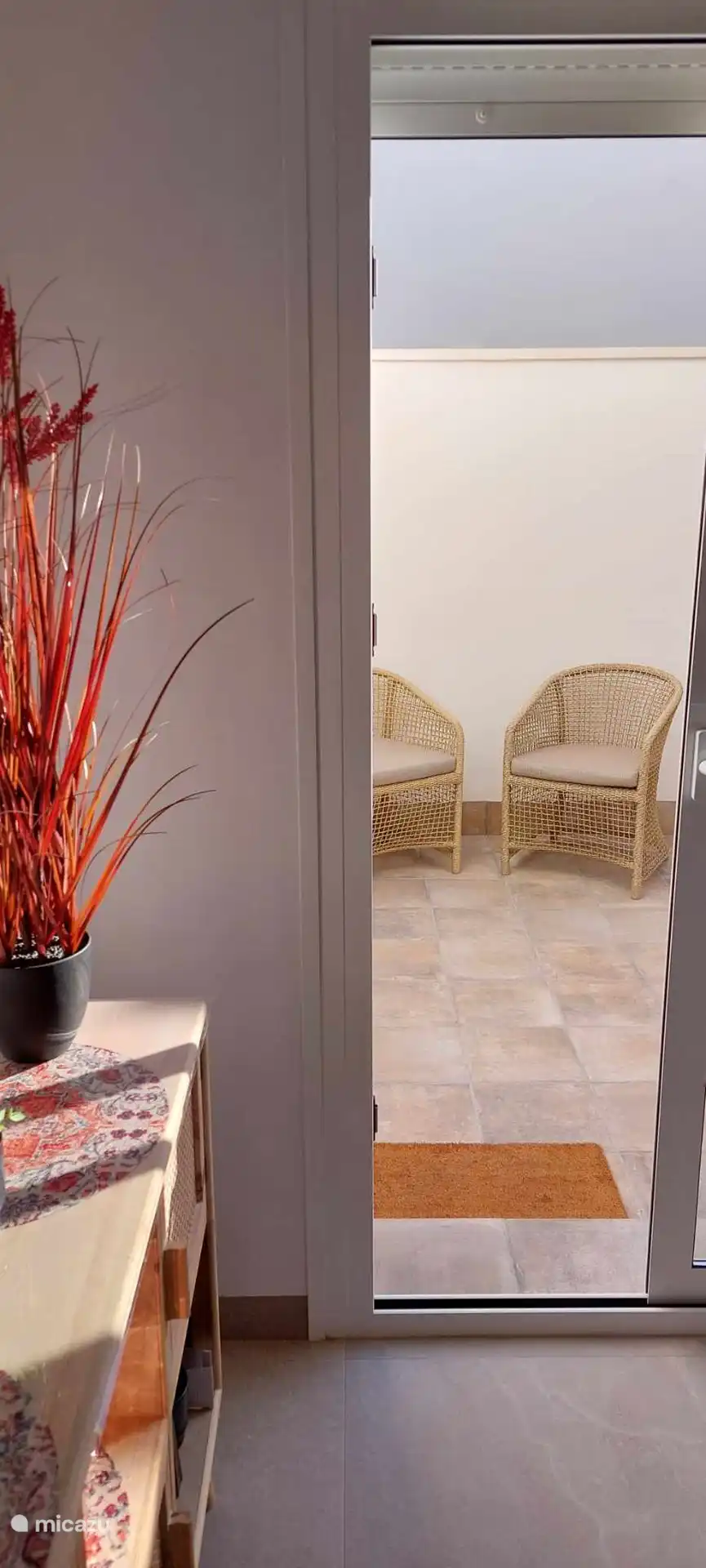 Patio visto desde la cocina
