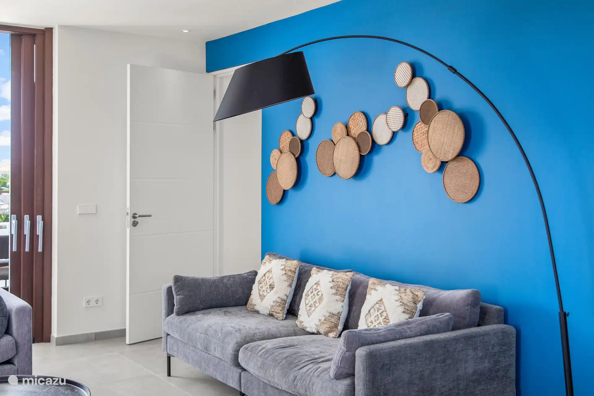 Bank in de woonkamer