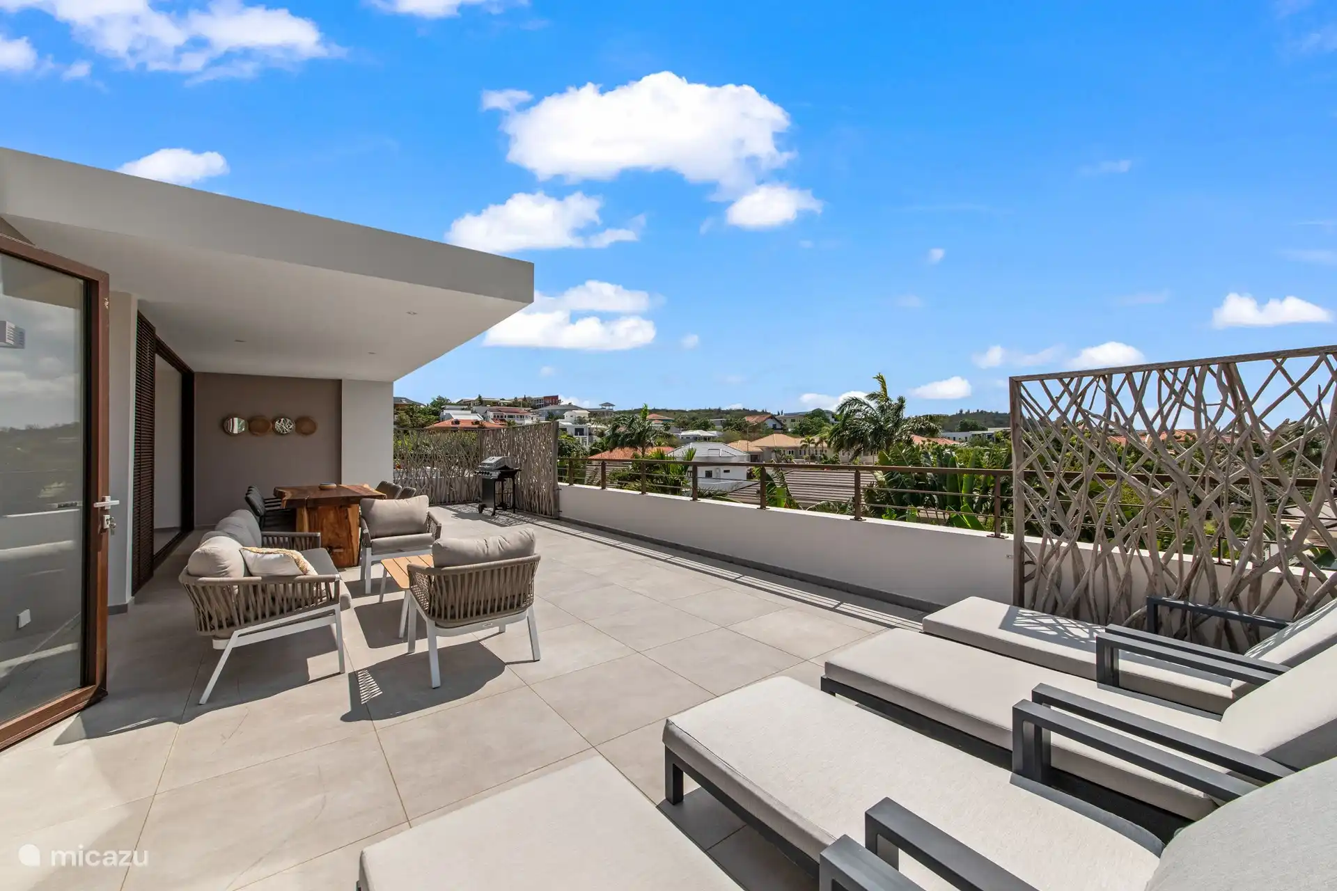 Heerlijke lounge op de rooftop