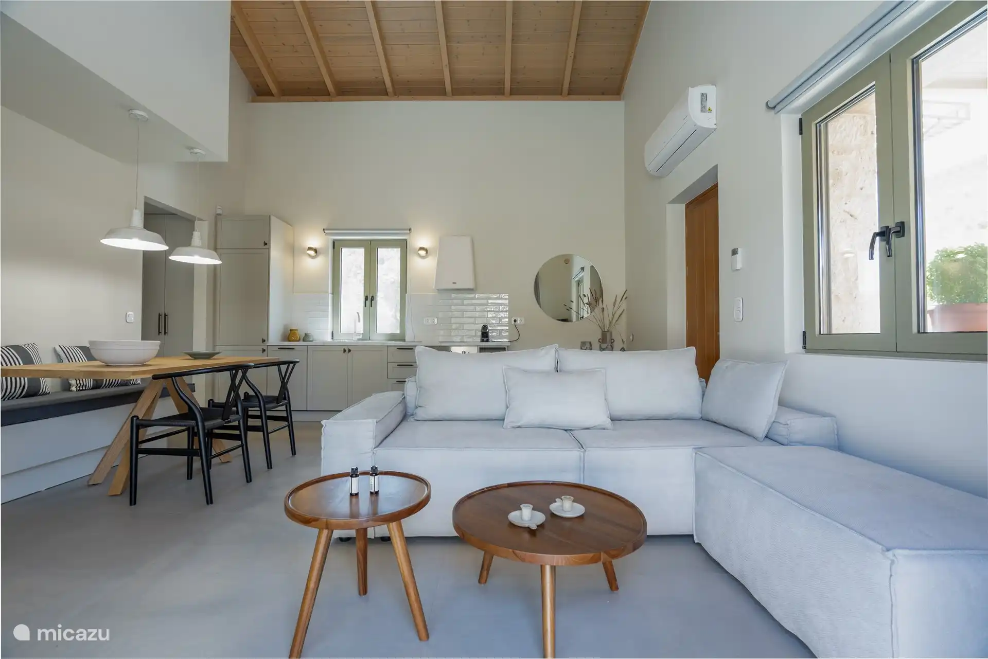 Papadria Villas - offener Wohnbereich