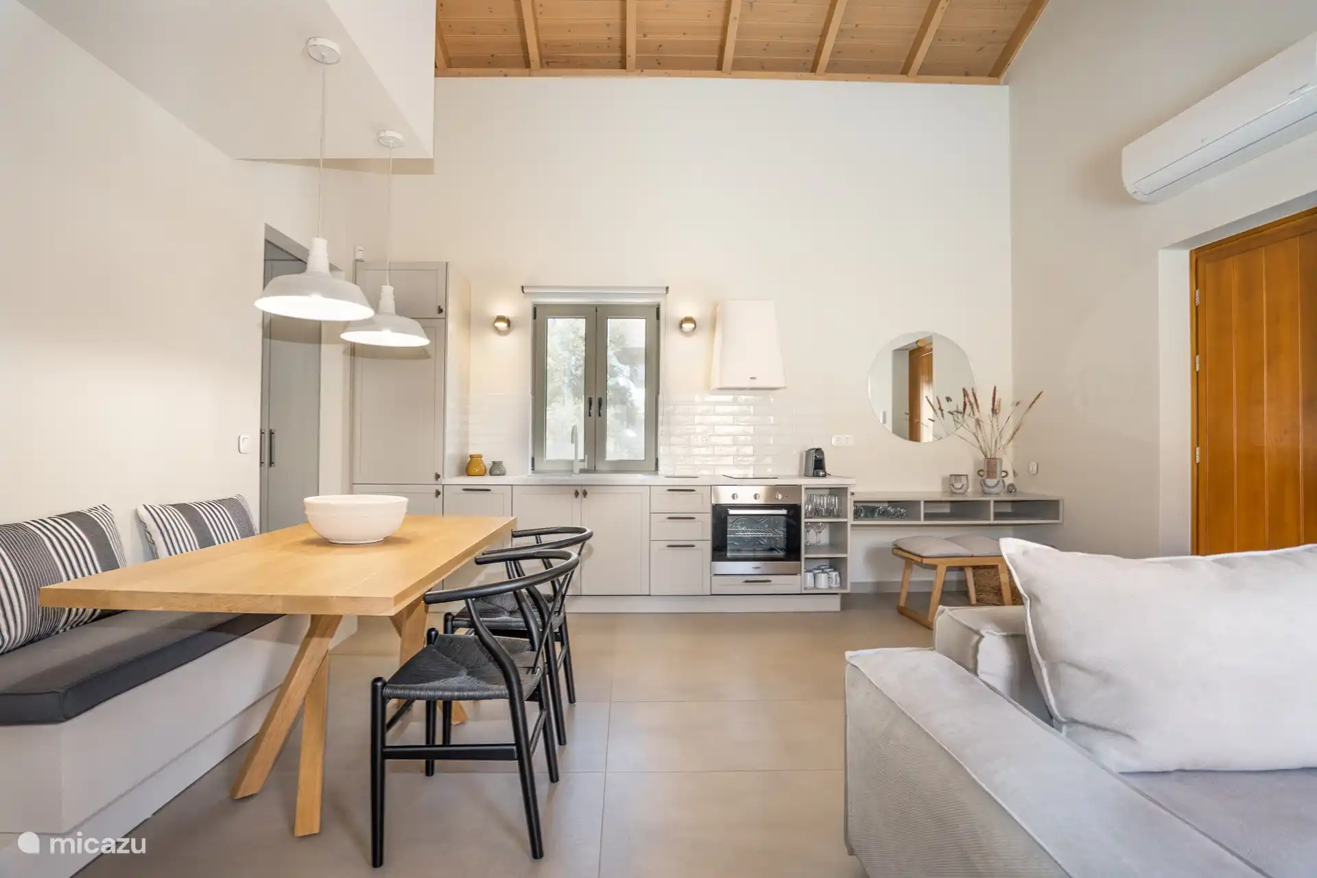 Papadria Villas - Voll ausgestattete Küche für die Zubereitung des Frühstücks 