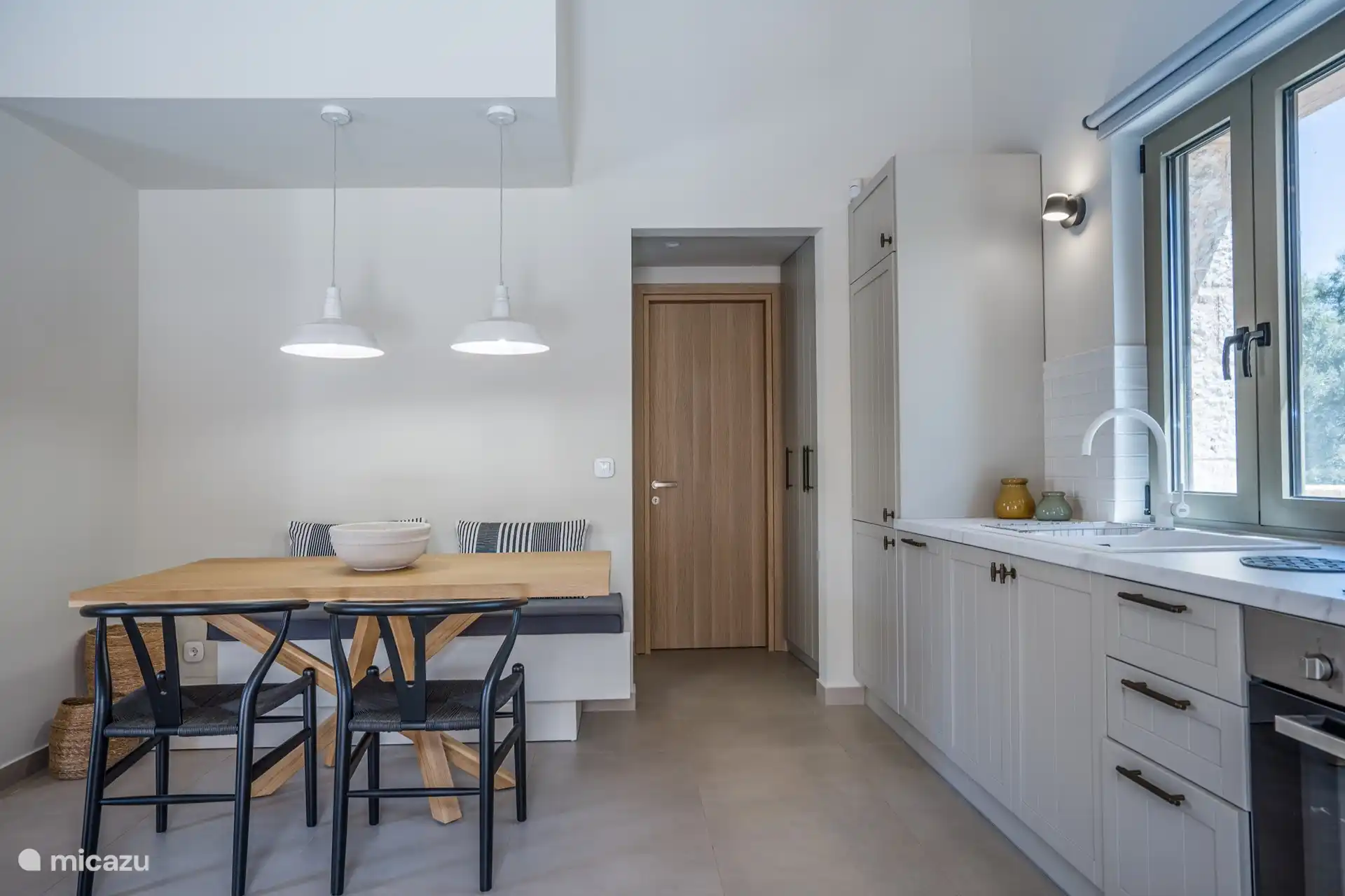 Papadria Villas - Luxuriöses Wohnen Lefkada - Voll ausgestattete Küche, private Kochoptionen verfügbar.