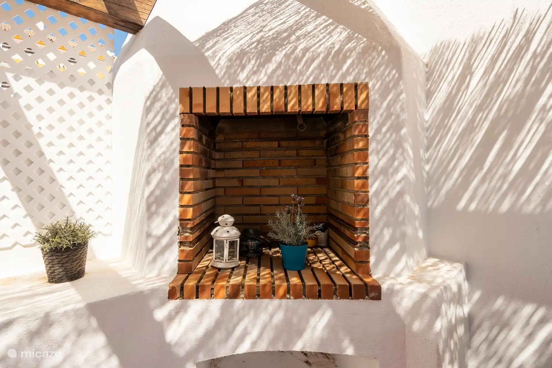 Coin cosy sur la terrasse de vakantiehuisjeinspanje.nl