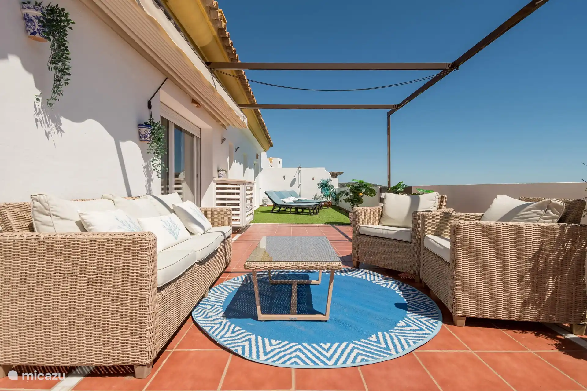 Vue sur la mer et parcours de golf à vakantiehuisjeinspanje.nl