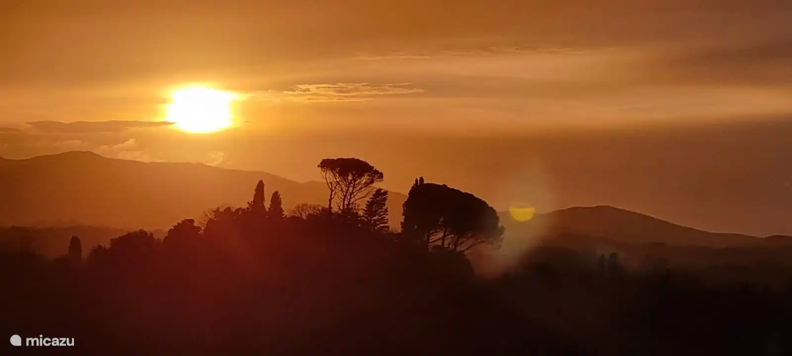 View from the castle in Lari