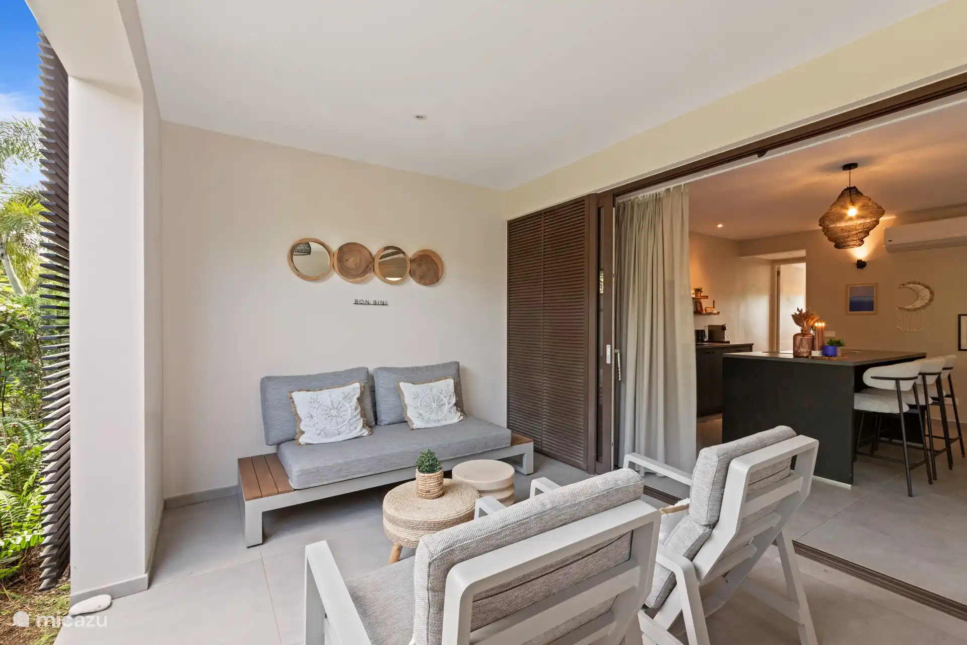 Heerlijke buiten lounge