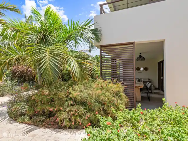Jan Sofat LUX A12, rez-de-chaussée | Curaçao, Banda Ariba (est), Jan Sofat - appartement Terrasse avec vue latérale