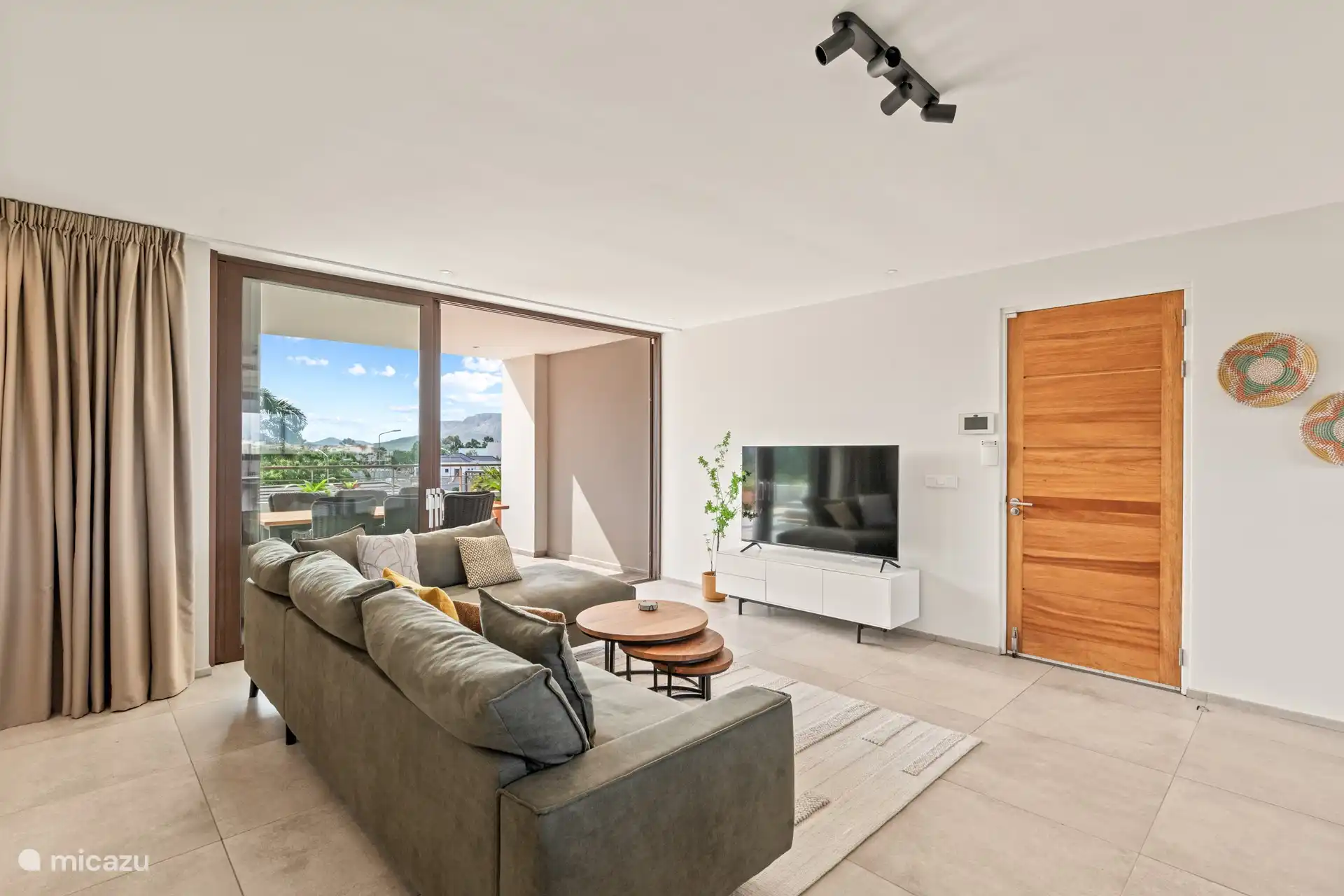 Woonkamer met smart TV