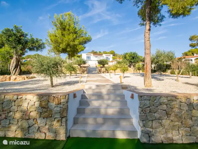 Villa Lujo en España, Costa Blanca, Benissa - villa La vista desde el campo de golf hacia la villa.