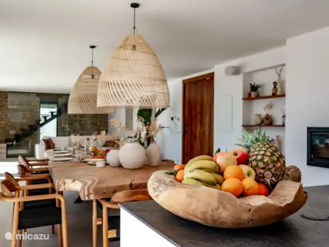 Villa Lujo en España, Costa Blanca, Benissa - villa Vista desde la cocina abierta.