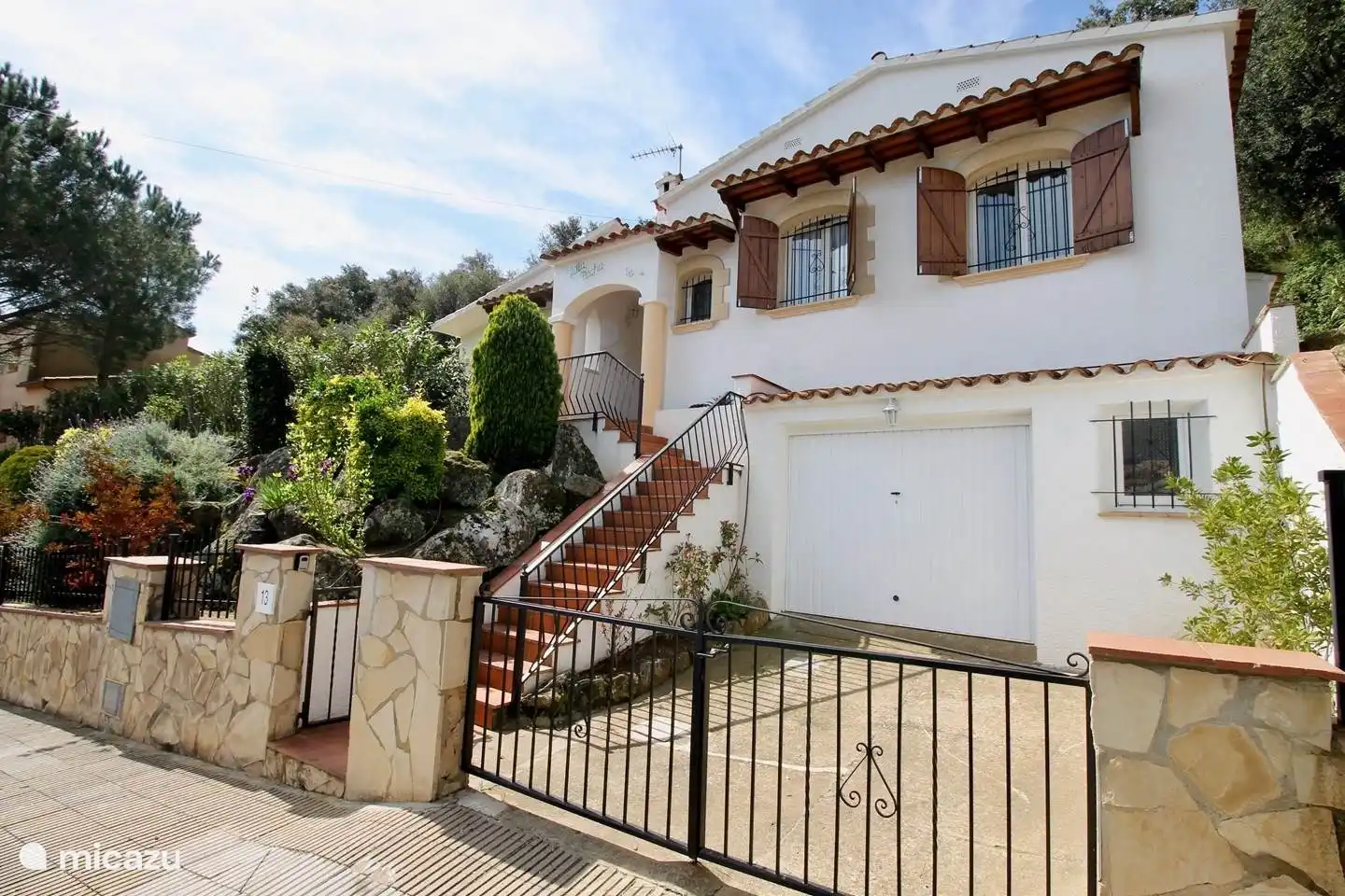 For a view of the house