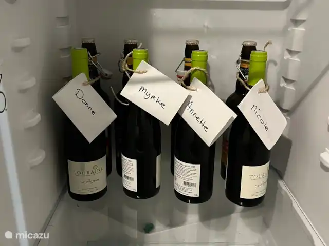 Chalet-lesPraz en Francia, Alta Saboya, Chamonix - chalet Abajo, en el sótano, hay un refrigerador nuevo, grande y adicional. Para los huéspedes siempre hay una botella de vino blanco local y una botella de cerveza local
