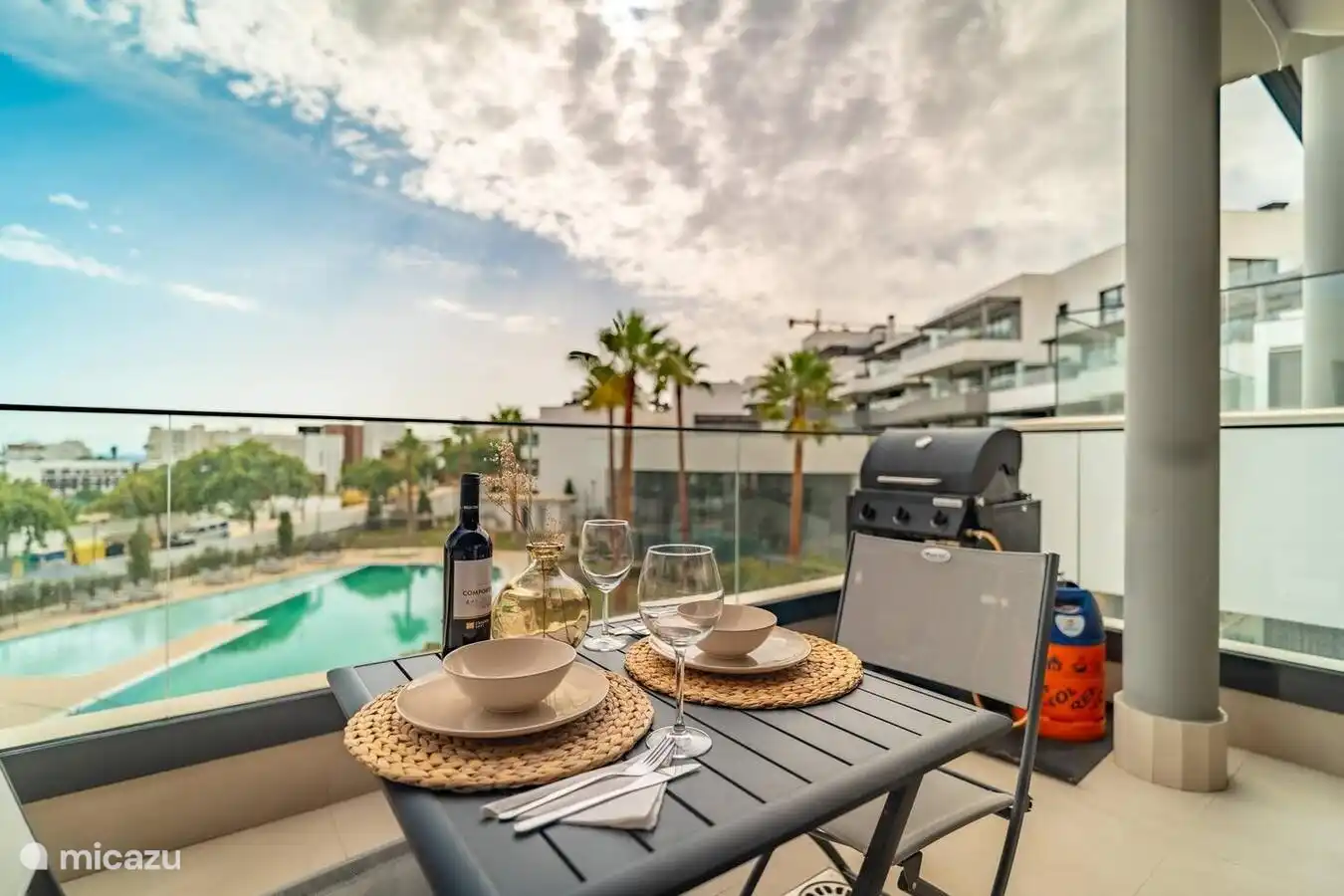 Familien-Oase Penthouse mit Meerblick in Spanien, Costa del Sol, Estepona - Penthouse