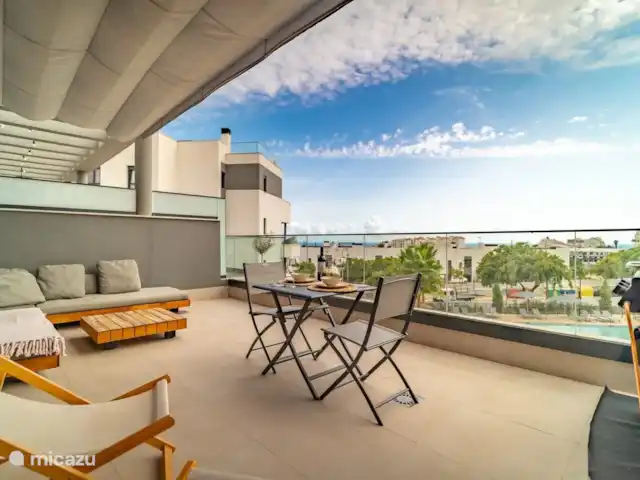 Penthouse familial Oasis avec vue sur la mer | Espagne, Costa del Sol, Estepona - penthouse terrasse