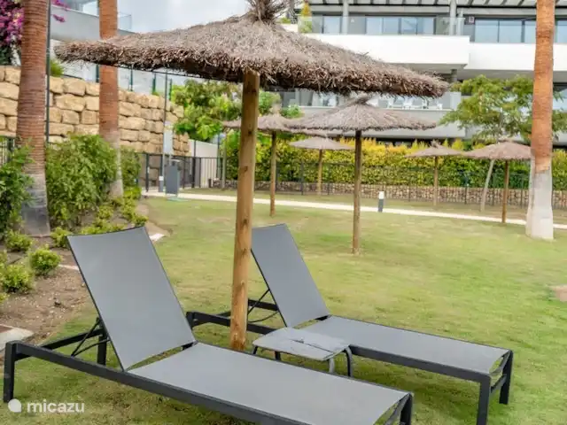Penthouse familial Oasis avec vue sur la mer | Espagne, Costa del Sol, Estepona - penthouse Espace piscine